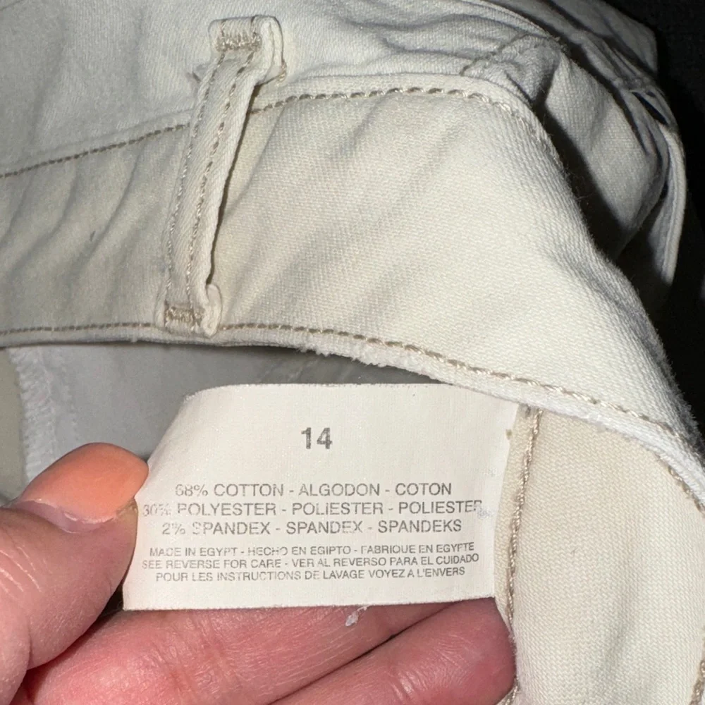 Gloria Vanderbilt Cream Jeans/Pants size 14 - Picture 5 of 7